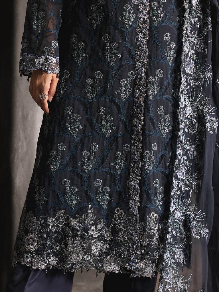 RAJBARI SAGE Formal Unstitched 4pcs - Jotey