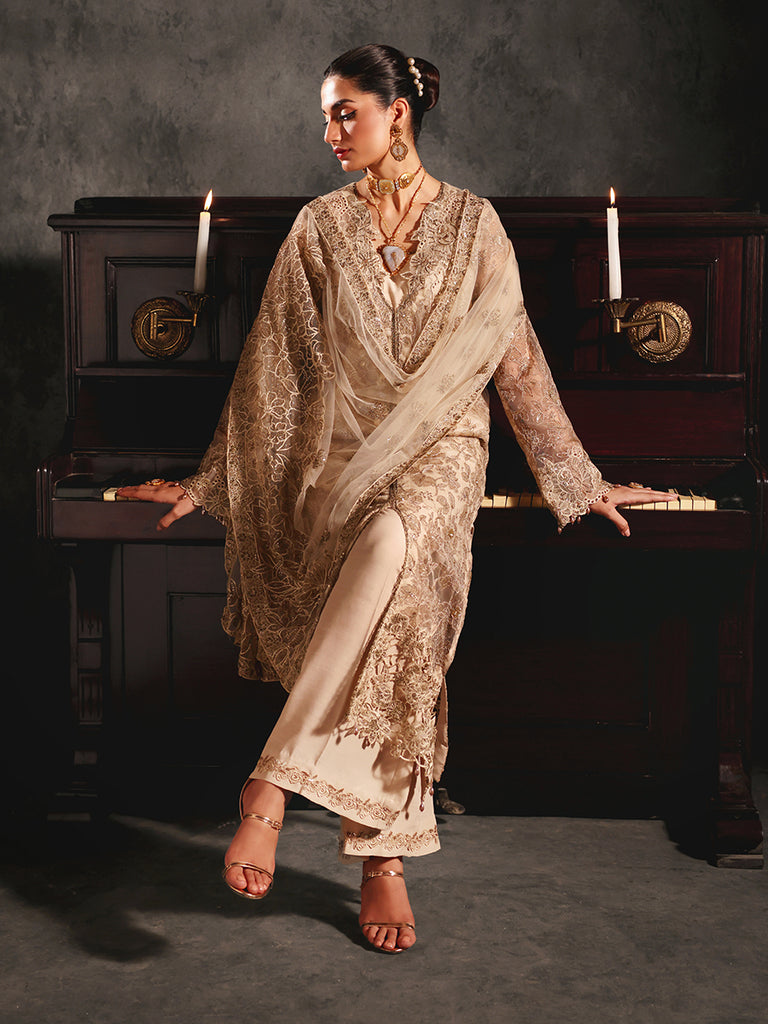 RAJBARI SAGE Formal Unstitched 4pcs
