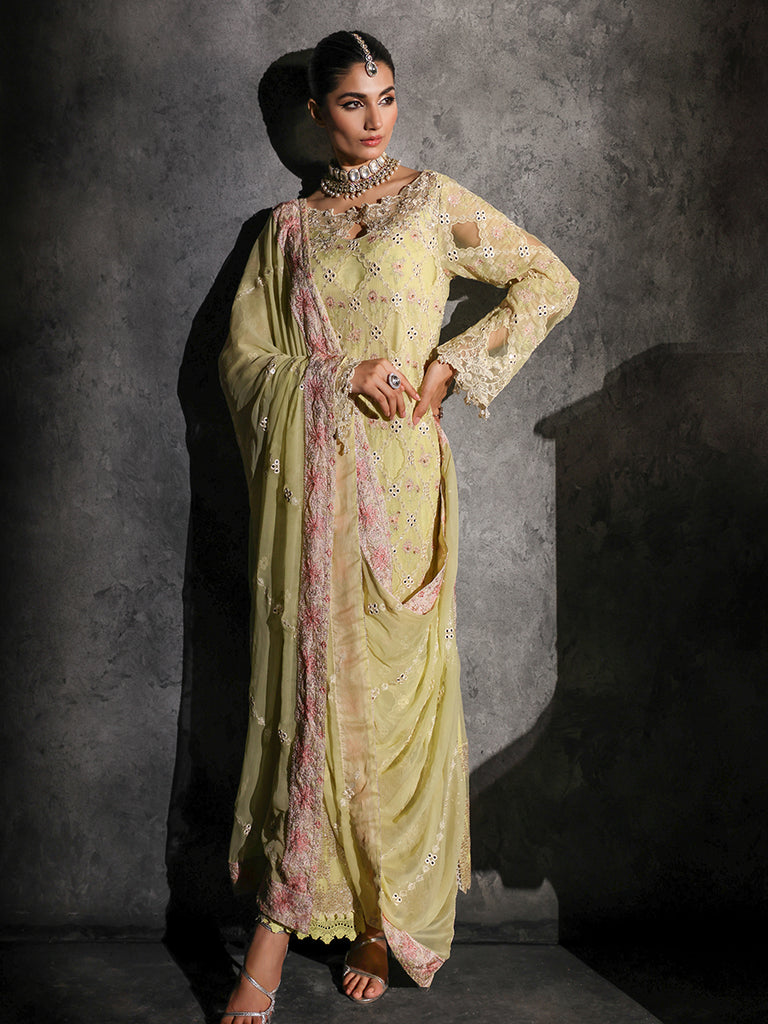 RAJBARI SAGE Formal Unstitched 4pcs