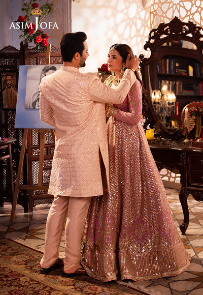 Asim Jofa Chandni Raatein Embroidered Unstitched Chiffon 3pcs
