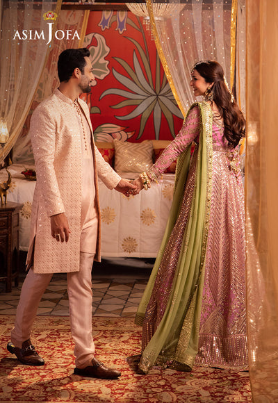 Asim Jofa Chandni Raatein Embroidered Unstitched Chiffon 3pcs