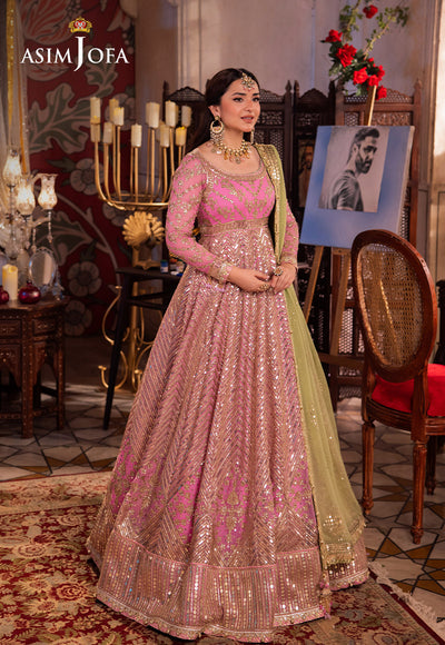 Asim Jofa Chandni Raatein Embroidered Unstitched Chiffon 3pcs