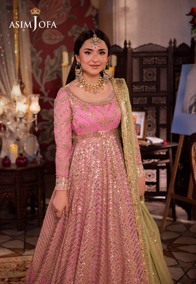Asim Jofa Chandni Raatein Embroidered Unstitched Chiffon 3pcs