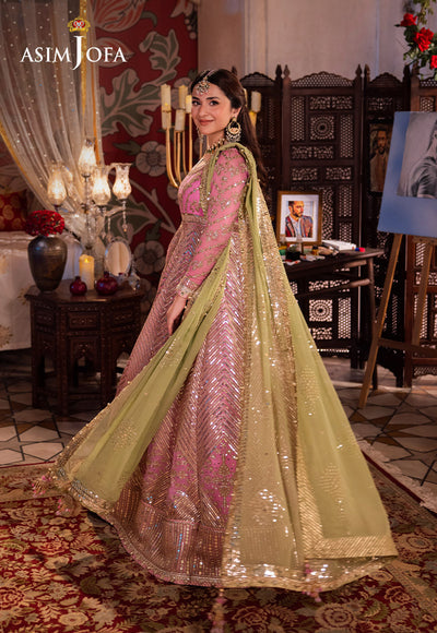 Asim Jofa Chandni Raatein Embroidered Unstitched Chiffon 3pcs