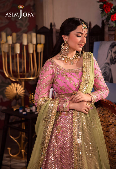Asim Jofa Chandni Raatein Embroidered Unstitched Chiffon 3pcs