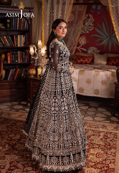 Asim Jofa Chandni Raatein Embroidered Unstitched Chiffon 3pcs