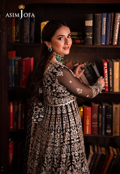 Asim Jofa Chandni Raatein Embroidered Unstitched Chiffon 3pcs