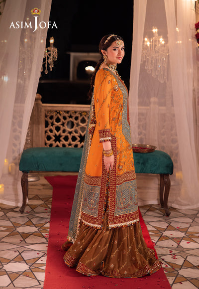 Asim Jofa Chandni Raatein Embroidered Unstitched Chiffon 3pcs