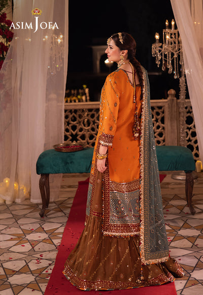 Asim Jofa Chandni Raatein Embroidered Unstitched Chiffon 3pcs