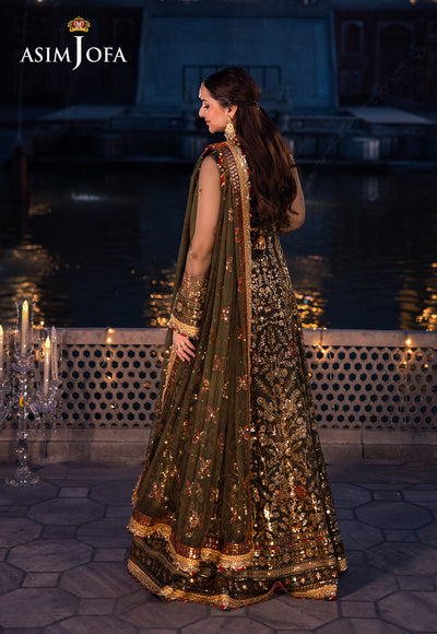 Asim Jofa Chandni Raatein Embroidered Unstitched Chiffon 3pcs