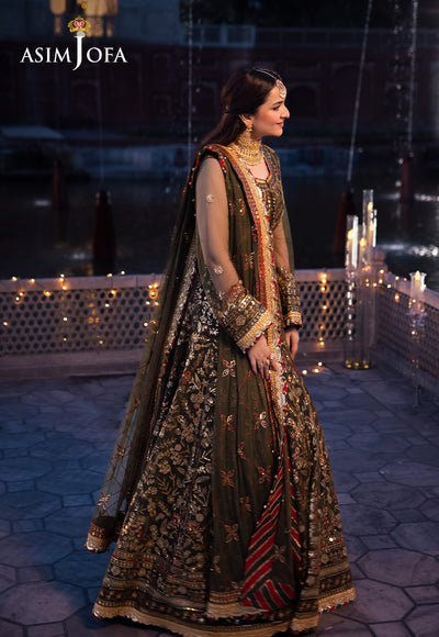 Asim Jofa Chandni Raatein Embroidered Unstitched Chiffon 3pcs