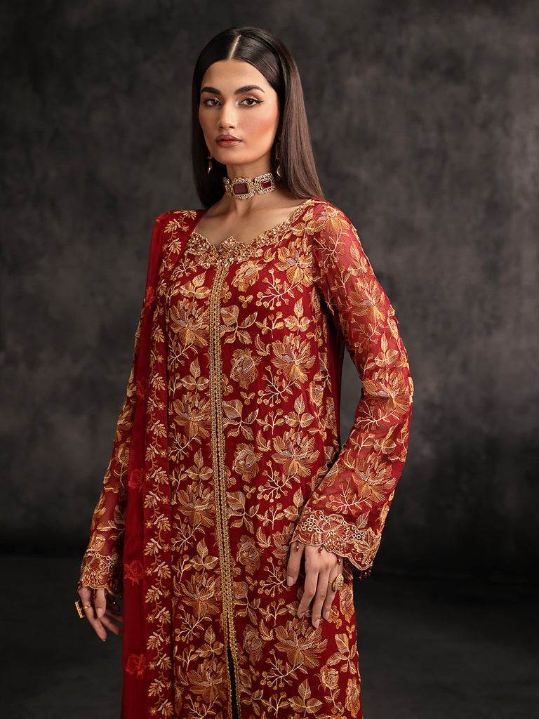 RAJBARI SAGE Formal Unstitched 4pcs - Jotey