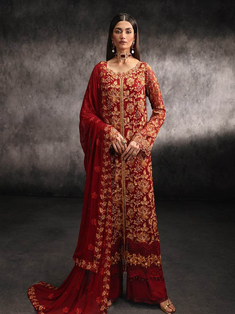 RAJBARI SAGE Formal Unstitched 4pcs - Jotey