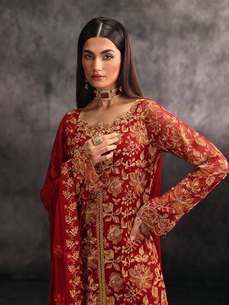 RAJBARI SAGE Formal Unstitched 4pcs - Jotey