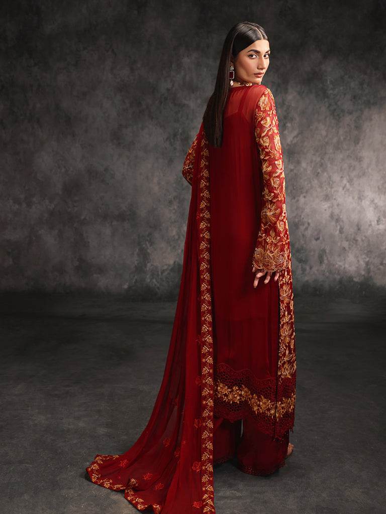 RAJBARI SAGE Formal Unstitched 4pcs - Jotey