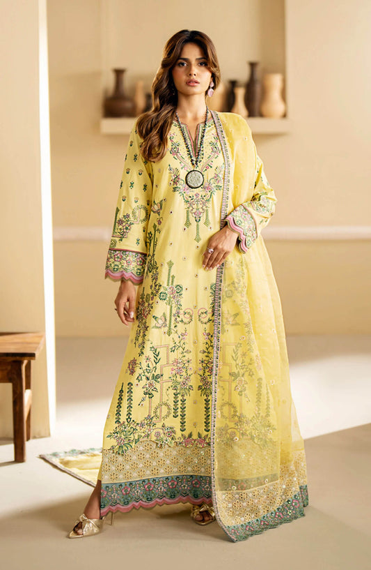 Maryum & Maria Eid Ul Azha Chapter One Luxury Lawn 3pcs - Jotey