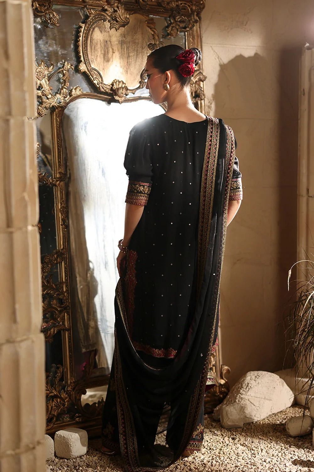 Azure Luxe 2025 Embroidered Chiffon Unstitched 3 Piece