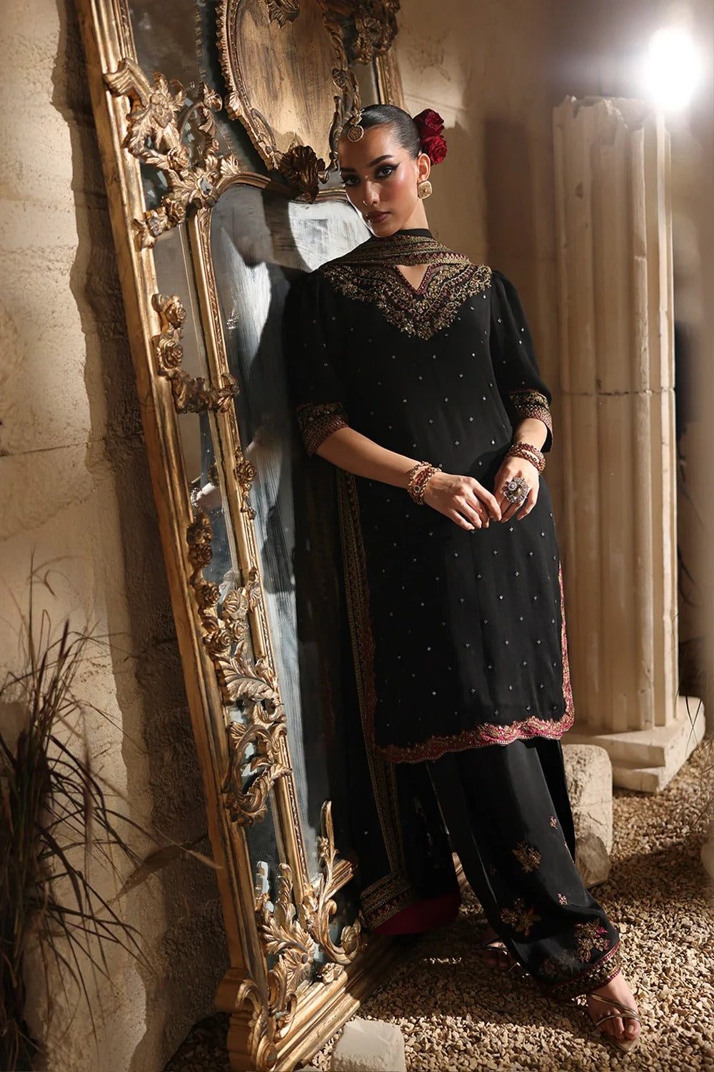 Azure Luxe 2025 Embroidered Chiffon Unstitched 3 Piece