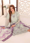 Maah Rang By Bin Hameed Luxury Chiffon Semi Stitched 3pcs - Jotey