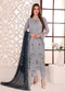 Maah Rang By Bin Hameed Luxury Chiffon Semi Stitched 3pcs - Jotey
