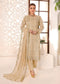 Maah Rang By Bin Hameed Luxury Chiffon Semi Stitched 3pcs - Jotey
