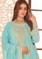 Maah Rang By Bin Hameed Luxury Chiffon Semi Stitched 3pcs - Jotey