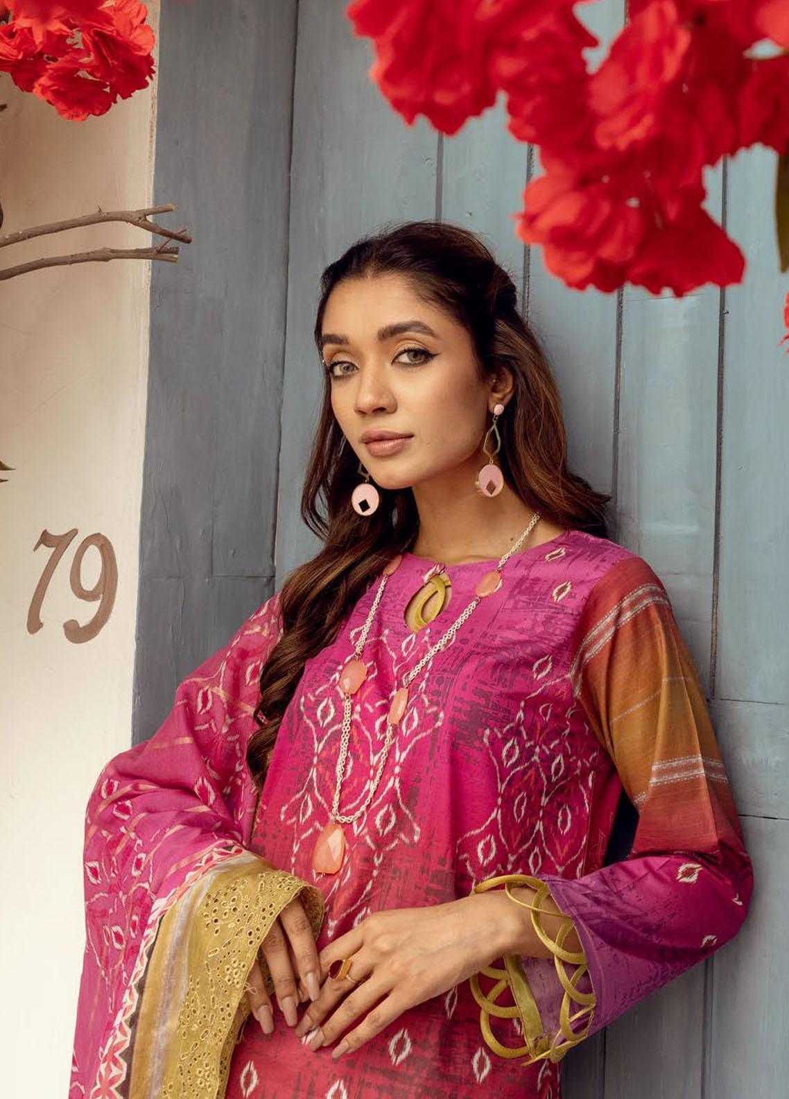 Mahee's by Riaz Arts Embroidered Lawn 3Pcs - Jotey