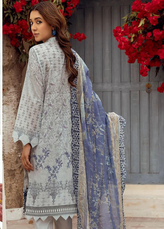 Mahee's by Riaz Arts Embroidered Lawn 3Pcs - Jotey