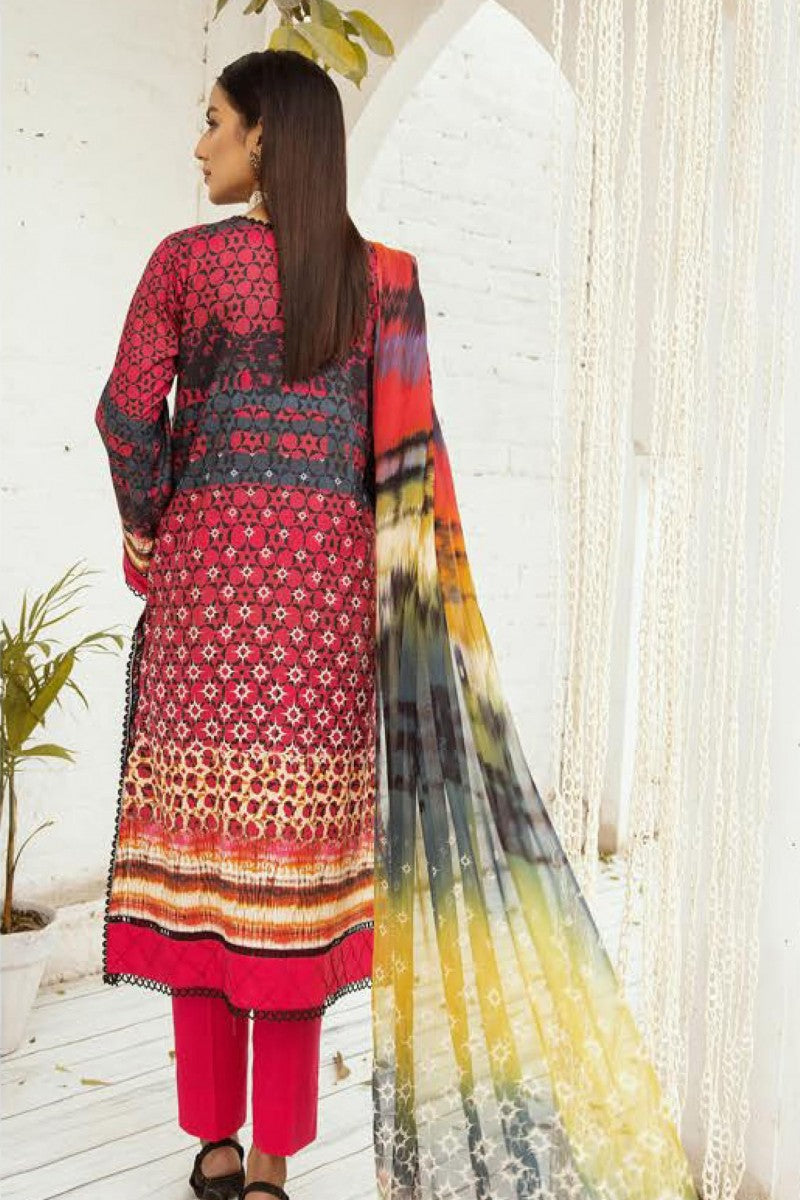 Mahee's by Riaz Arts Printed Chikankari 3Pcs Jotey