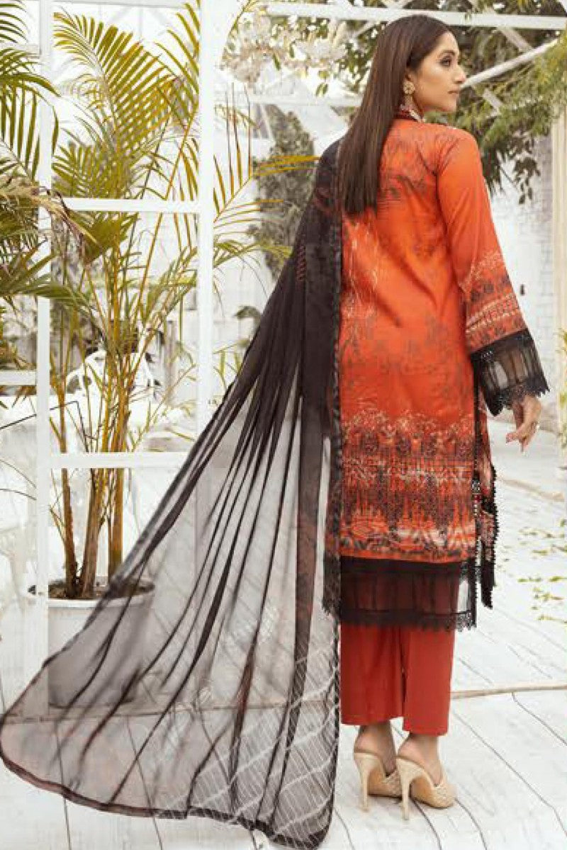 Mahee's by Riaz Arts Printed Chikankari 3Pcs Jotey