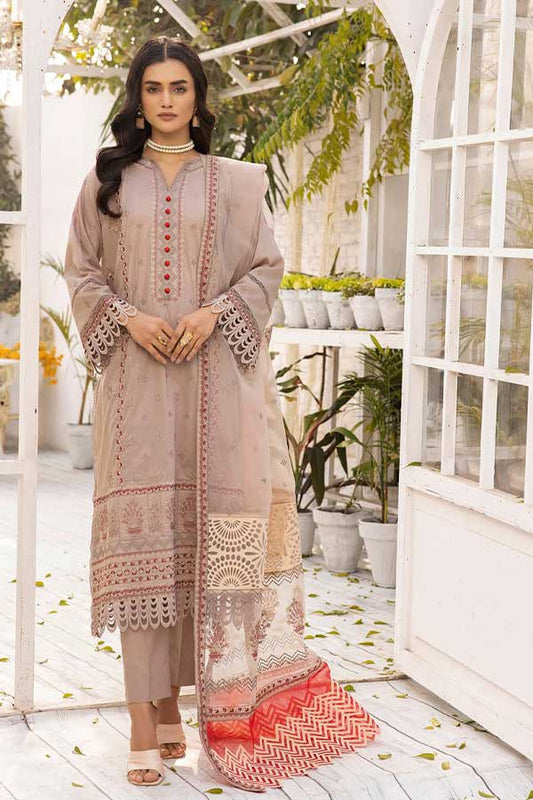 Mahees Exclusive Embroidered Lawn 3pcs Jotey