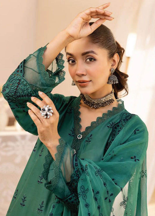 Mahees Florence Chikankari Lawn Unstitched 3pcs - Jotey