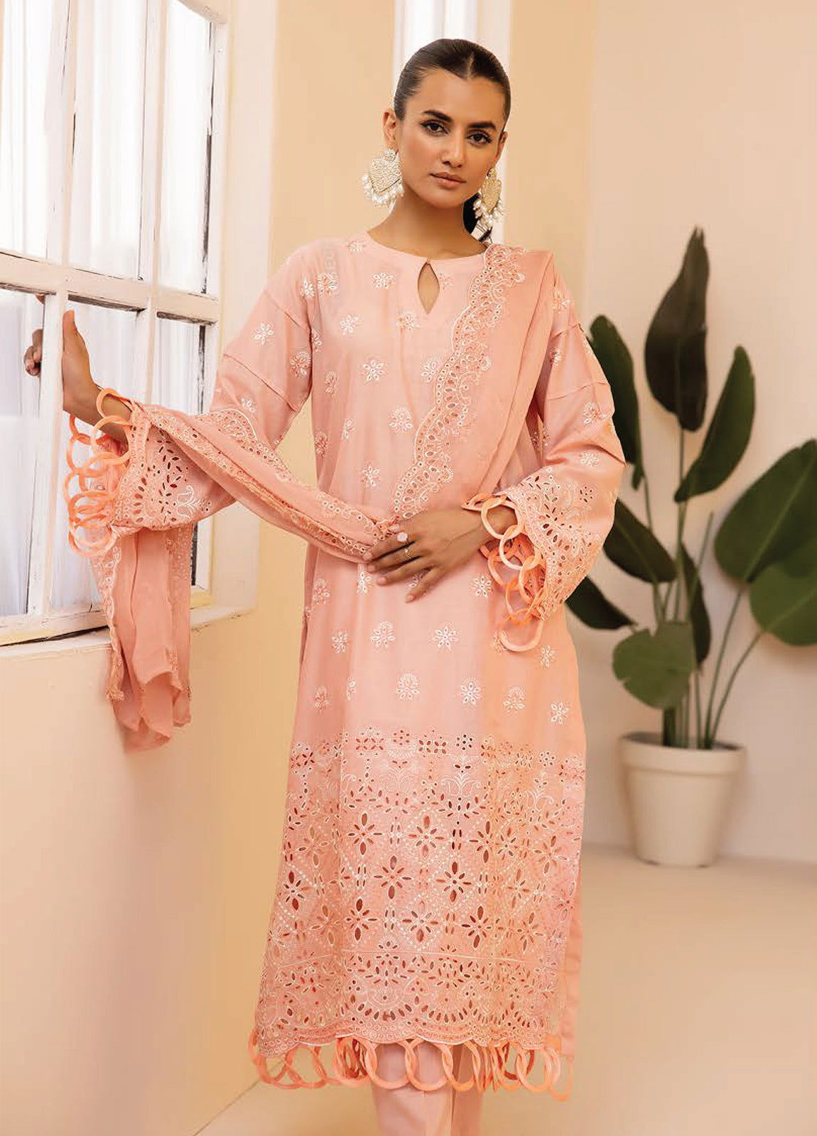 Mahees Florence Chikankari Lawn Unstitched 3pcs - Jotey