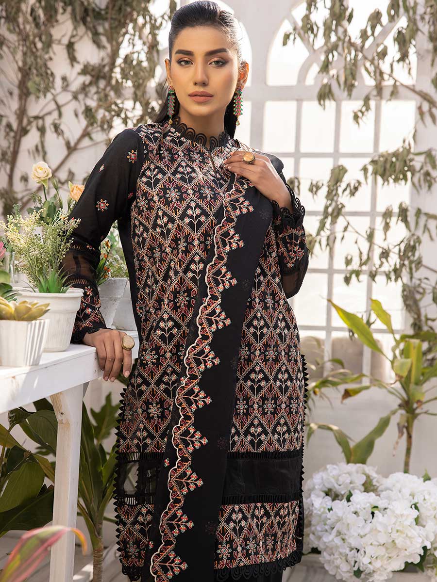 Majestic By Aalaya Vol- 01 Unstitched 3Pcs - Jotey