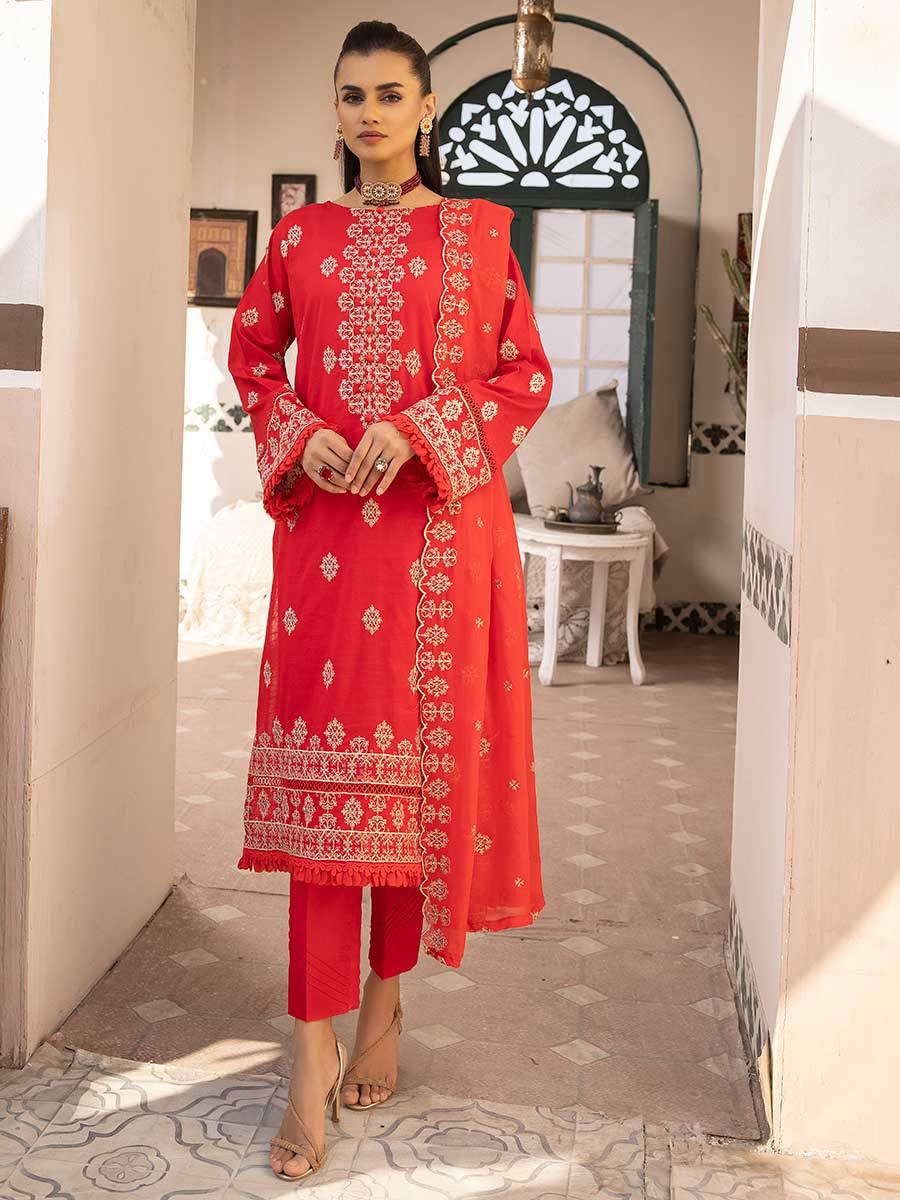 Majestic By Aalaya Vol- 01 Unstitched 3Pcs - Jotey