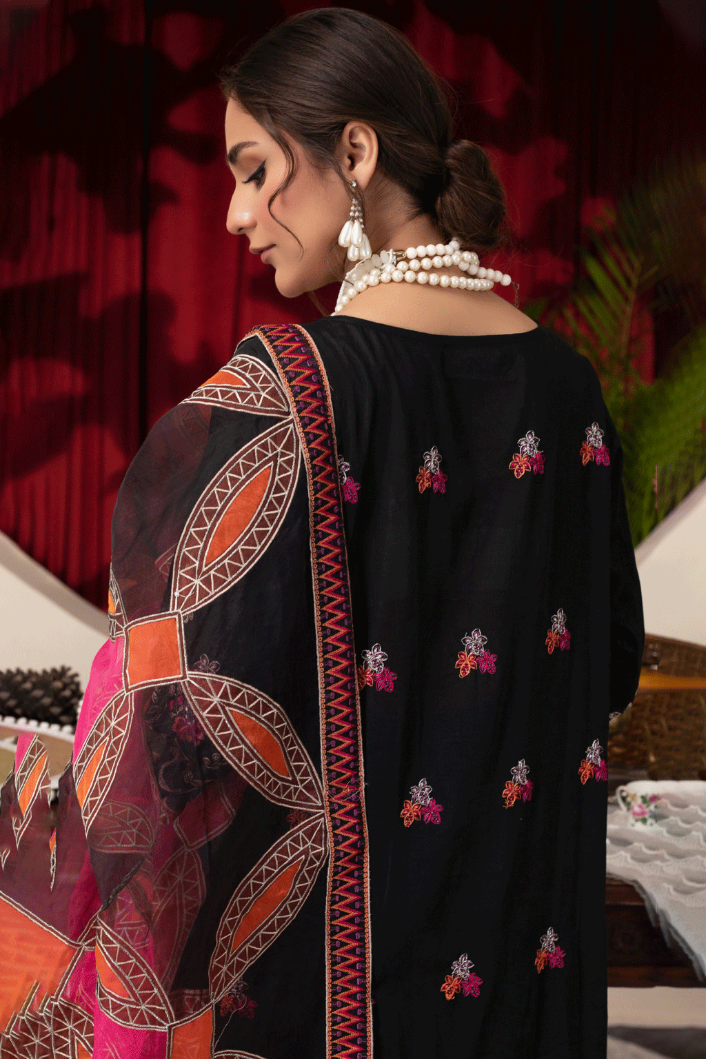 Manizay Albeli Embroidered Swiss Voil Unstitched 3pcs - Jotey