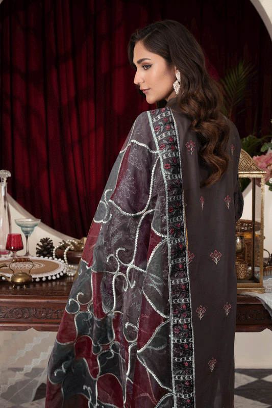Manizay Albeli Embroidered Swiss Voil Unstitched 3pcs - Jotey