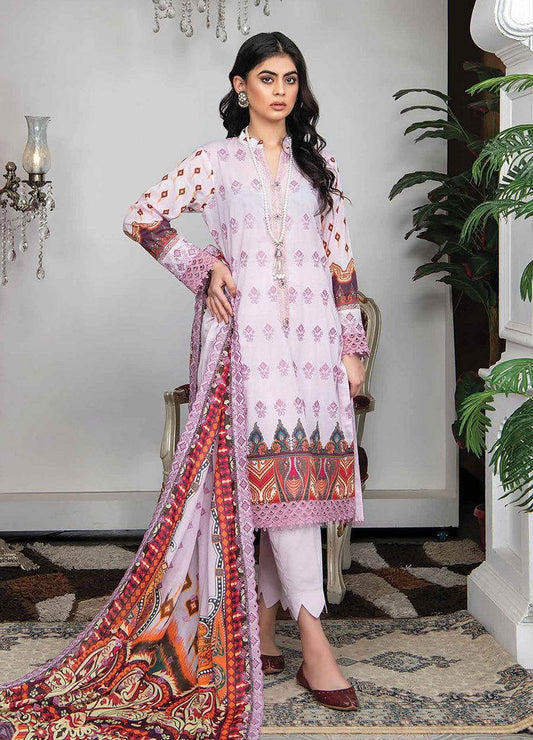 Mashaal Riaz Arts Exclusive Digital Embroidered 3pcs - Jotey