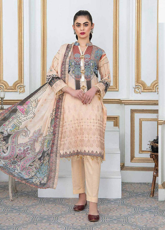 Mashaal Riaz Arts Exclusive Digital Embroidered 3pcs - Jotey