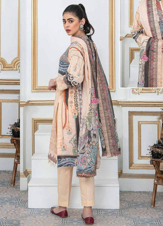 Mashaal Riaz Arts Exclusive Digital Embroidered 3pcs - Jotey