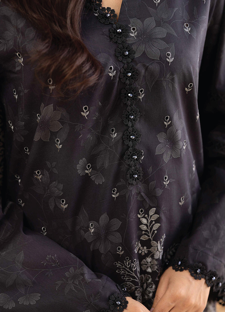 Millan Rut By Nur Embroidered Printed Unstitched Lawn 3pcs