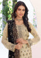 Nazmine By Bin Hameed EMB Chiffon Semi Stitched 3pcs - Jotey