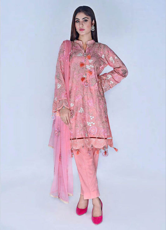 Nilima By Zebtan Lawn 3Pcs - Jotey