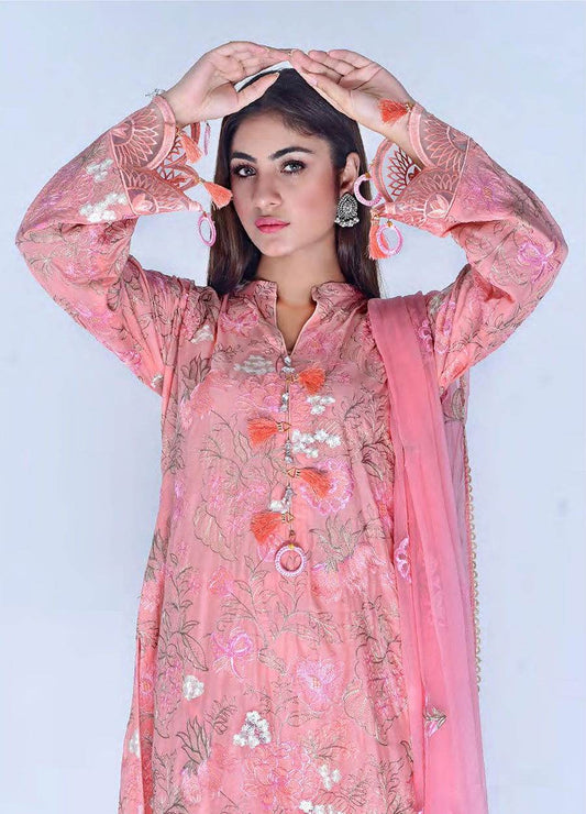 Nilima By Zebtan Lawn 3Pcs - Jotey