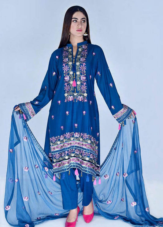 Nilima By Zebtan Lawn 3Pcs - Jotey