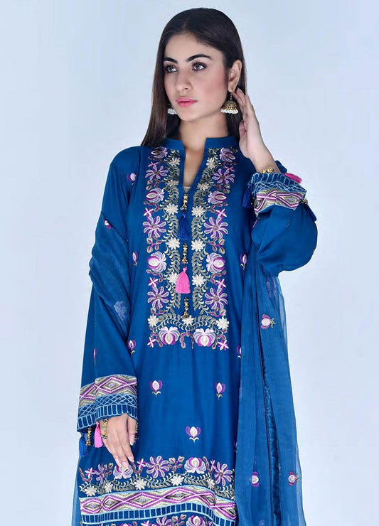 Nilima By Zebtan Lawn 3Pcs - Jotey