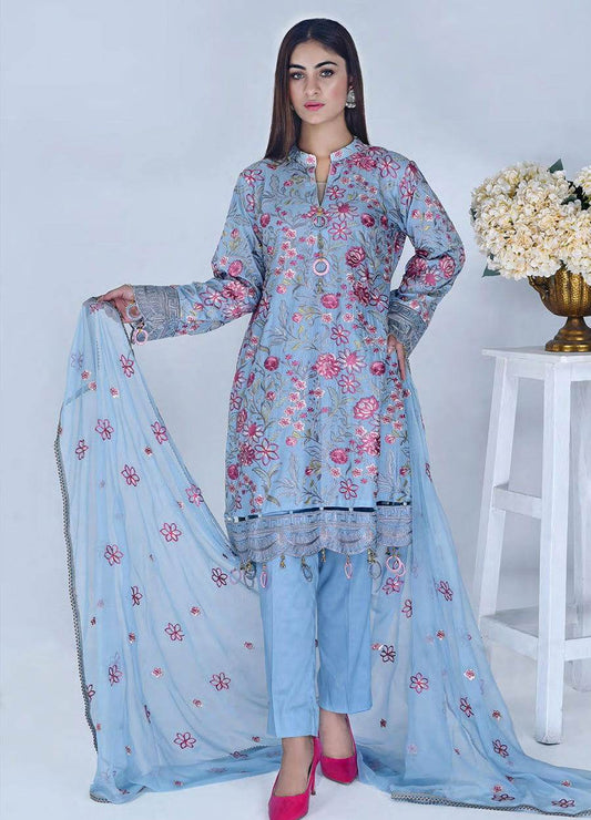 Nilima By Zebtan Lawn 3Pcs - Jotey