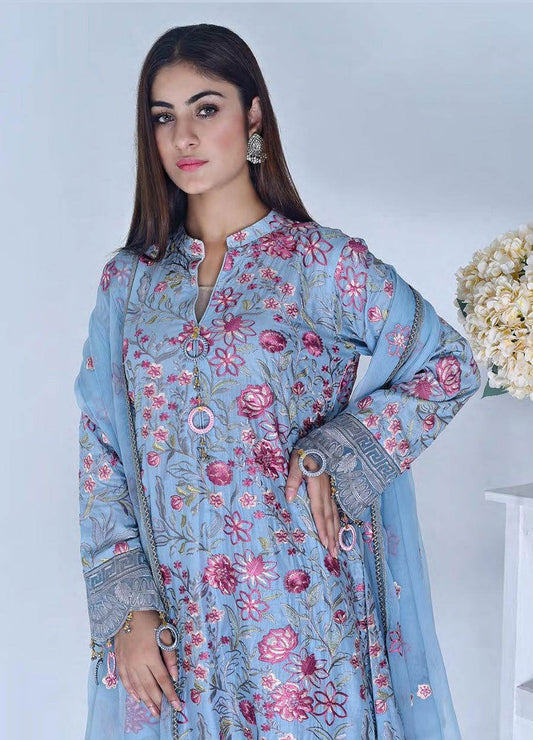 Nilima By Zebtan Lawn 3Pcs - Jotey