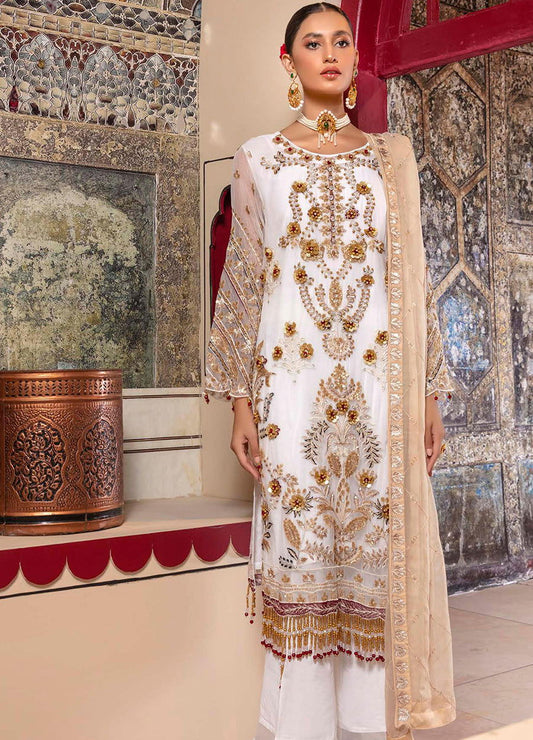 Nilima By Zebtan Luxury Chiffon 3Pcs - Jotey