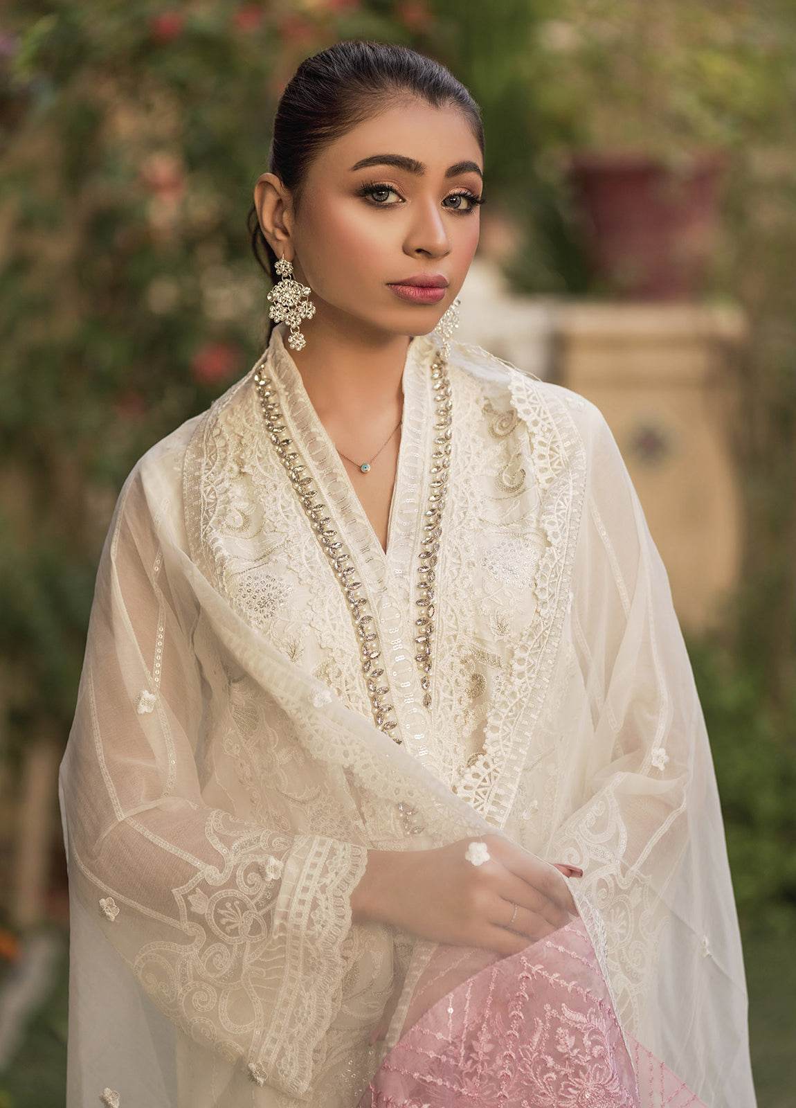 Nisa By Noors Luxury Semi Stitched 3Pcs - Jotey